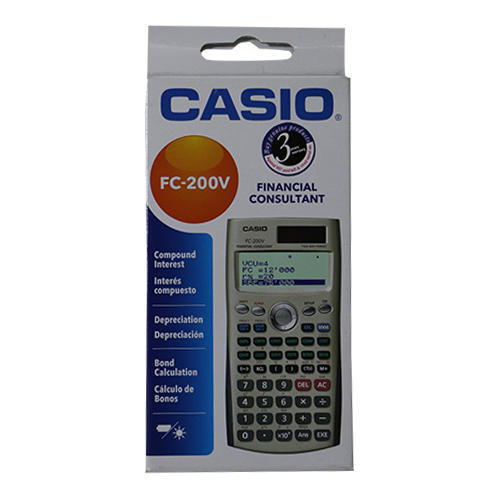 مشخصات ماشین حساب کاسیو مدل FC-200V